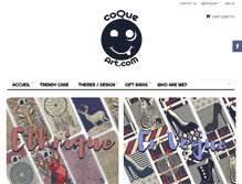 Tablet Screenshot of coque-art.com